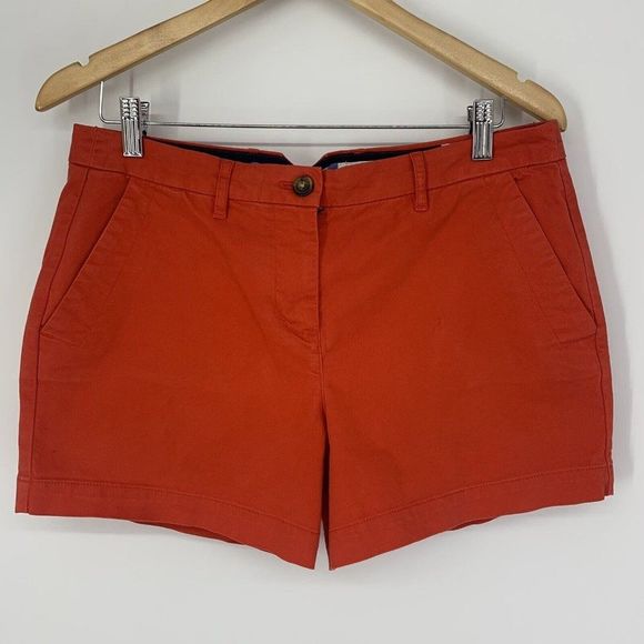 Boden Pants - Boden red shorts size 8 coastal chino pockets